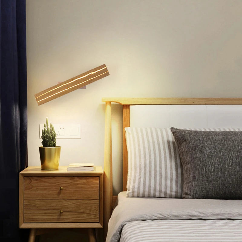 AC279 - Cracked Wood Wall Sconce