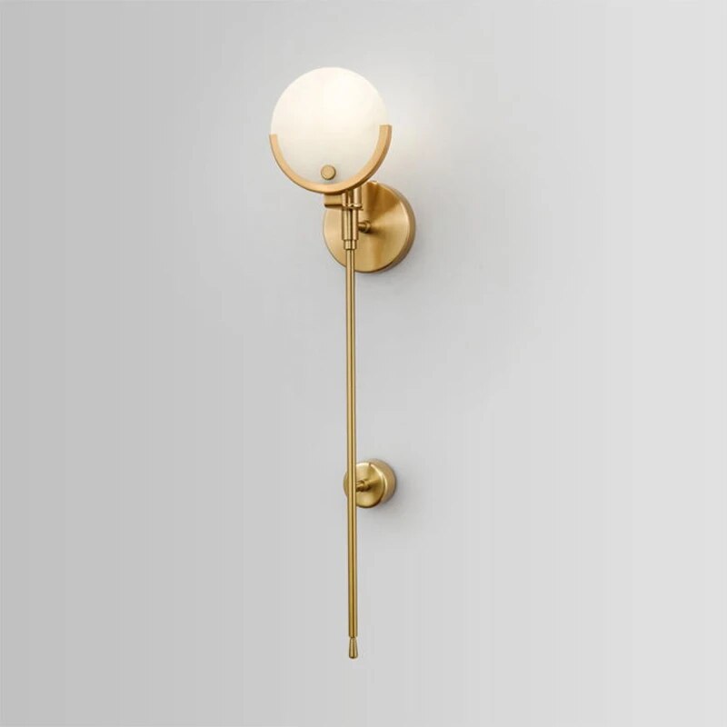 AC546 - Gold Marble Wall Sconce