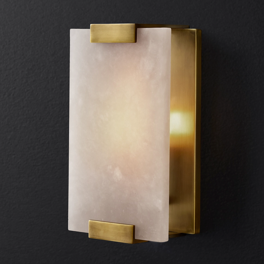 AC204 - Rectangular Marble Sconce