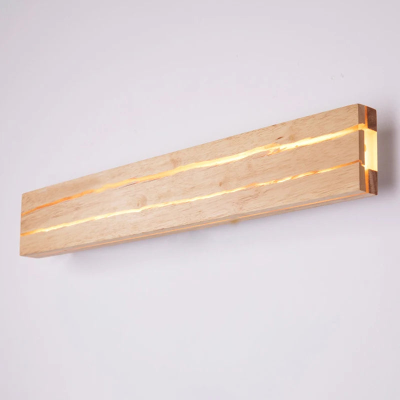 AC279 - Cracked Wood Wall Sconce