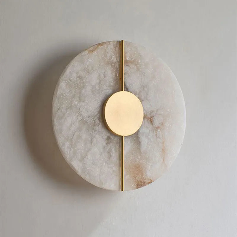 AC505 - Modern Round Marble Wall Sconce