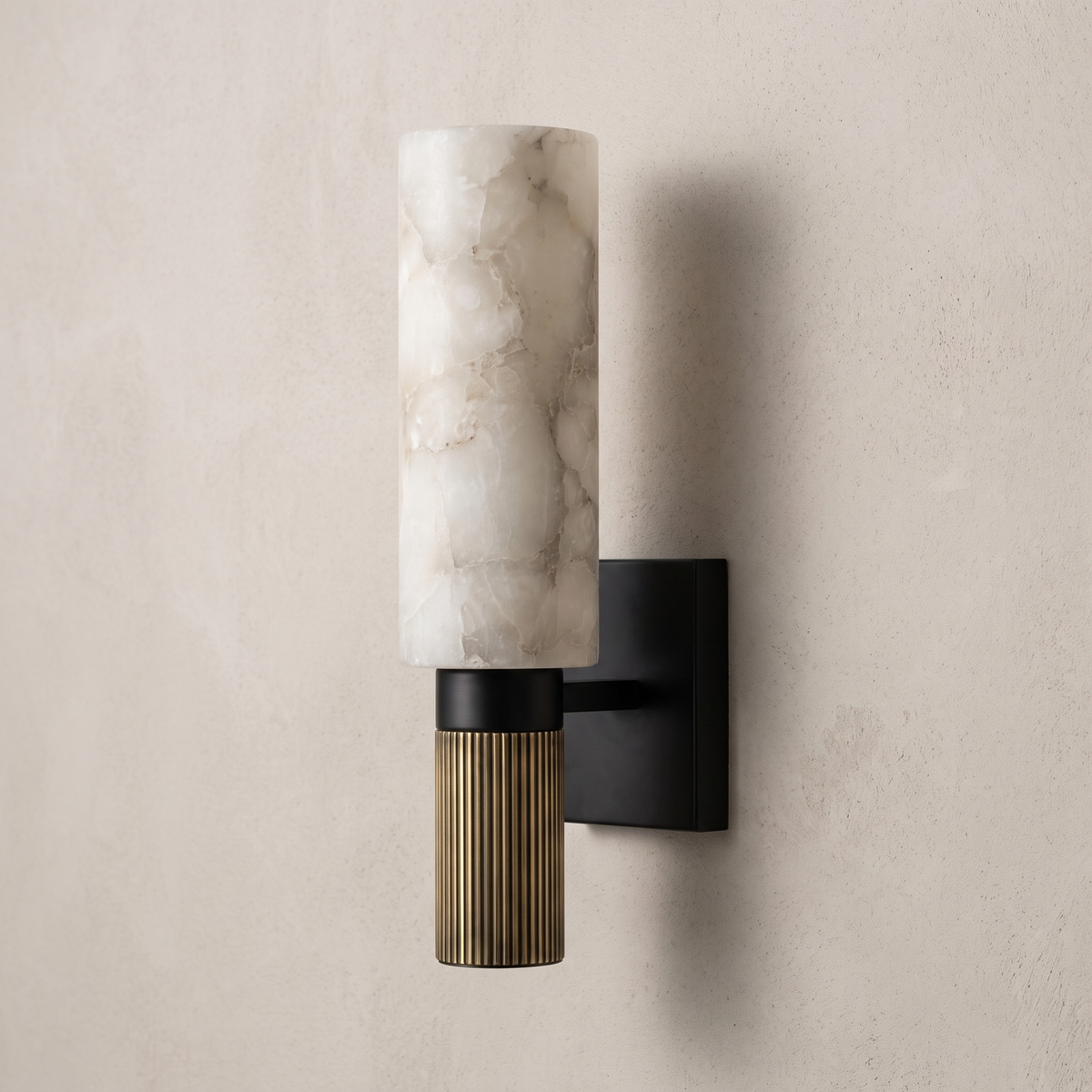 AX380 – Marble Cylinder Wall Sconce